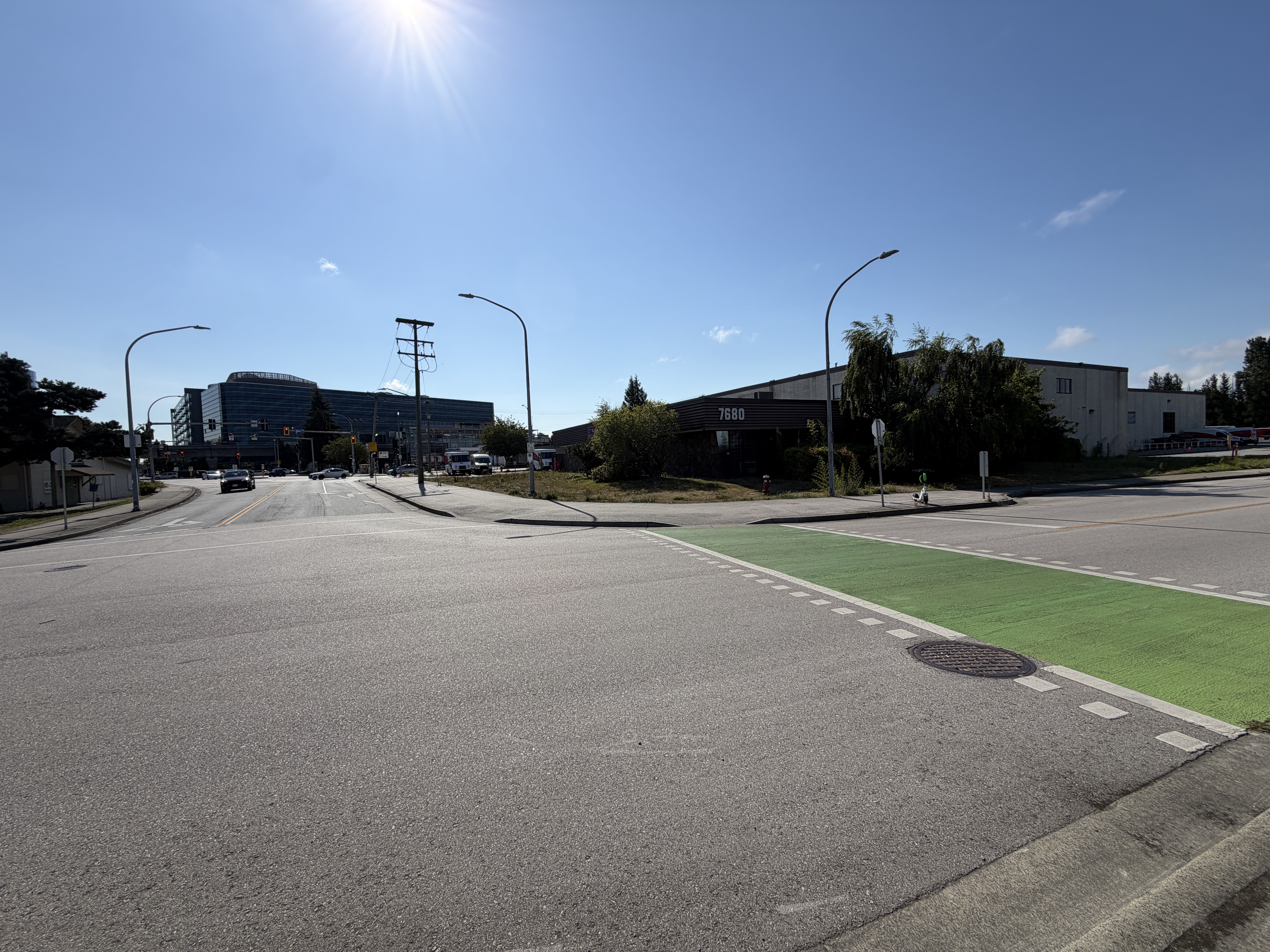 River Road approach near 7580 Southview Building